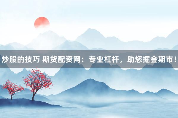 炒股的技巧 期货配资网：专业杠杆，助您掘金期市！