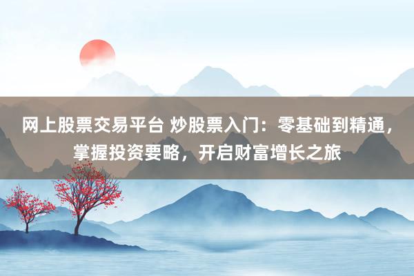 网上股票交易平台 炒股票入门：零基础到精通，掌握投资要略，开启财富增长之旅